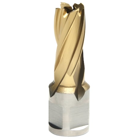 Hougen 9/16 in. X 1 in. 12,000-Series TiN Annular Cutter 12618